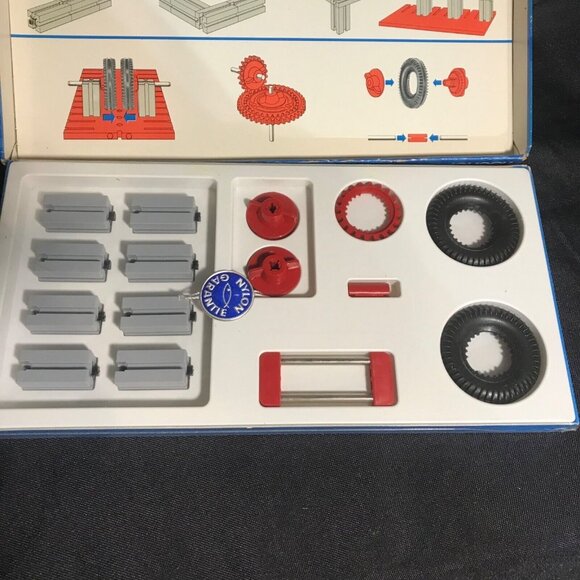 FischerTechnik 15 Construction Set Stem Learning Germany 1960 Complete - Picture 3 of 4